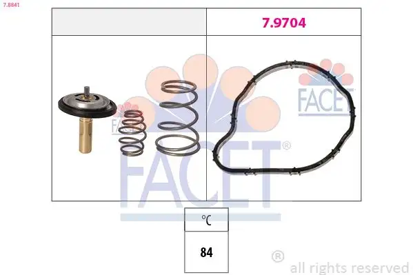 FACET 7.8841 Termostat 9651514280 resmi