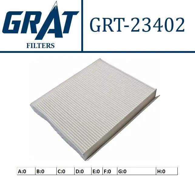GRAT 23402 Polen Filtresi 80292SMGE01 resmi