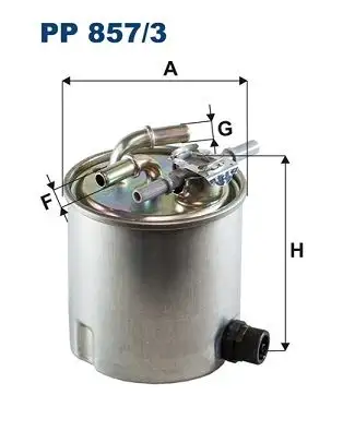 FILTRON PP857/3 Yakıt Filtresi resmi