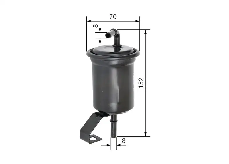 BOSCH F026403756 Yakıt Filtresi 2330031100 resmi