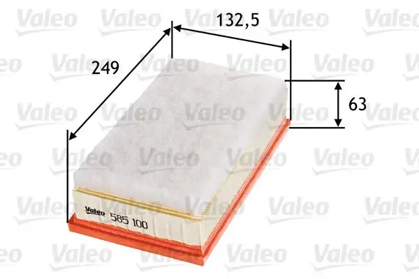 VALEO 585100 Hava Filtresi resmi