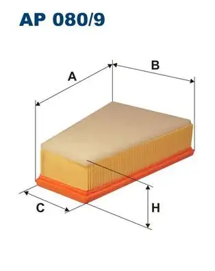 FILTRON AP080/9 Hava Filtresi 1444J0 resmi