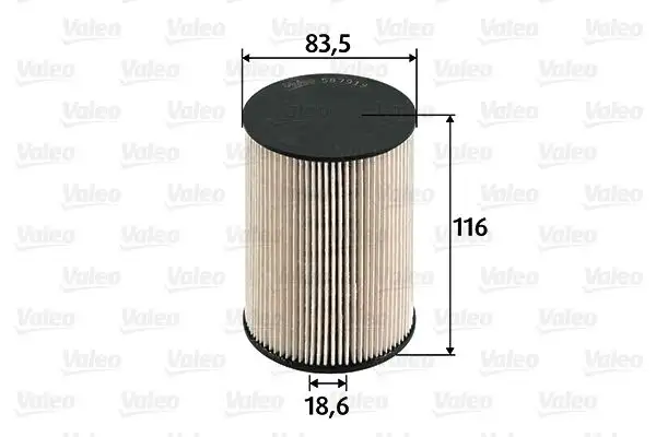 VALEO 587919 Yakıt Filtresi 1K0127434B resmi