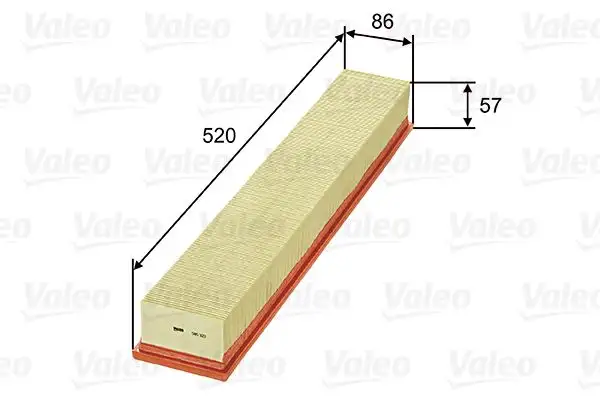 VALEO 585323 Hava Filtresi A1110940304 resmi
