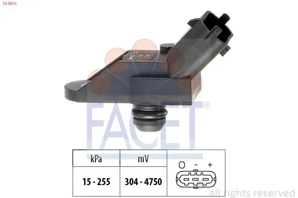 FACET 10.3013 MAP Sensörü 60814775 resmi