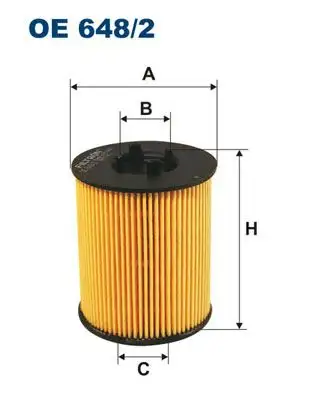 FILTRON OE648/2 Yağ Filtresi resmi