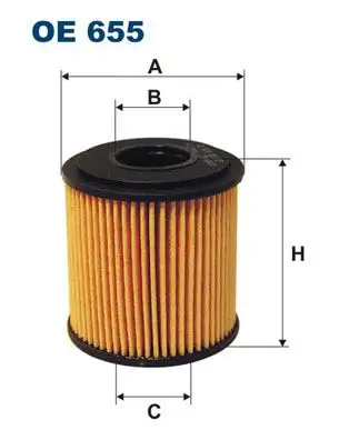 FILTRON OE655 Yağ Filtresi resmi