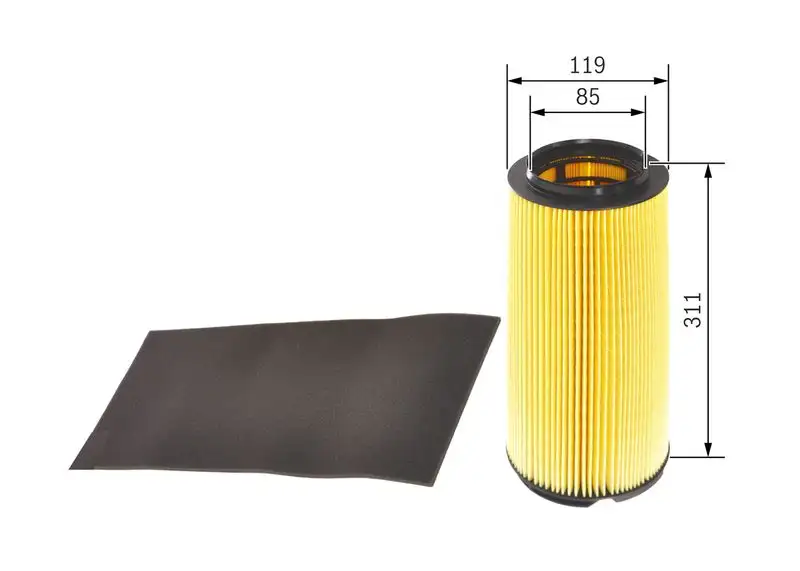 BOSCH 1457433336 Hava Filtresi resmi