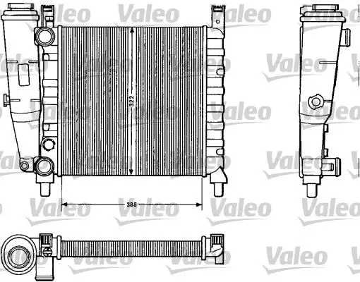 VALEO 883812 Radyatör 7739942 resmi