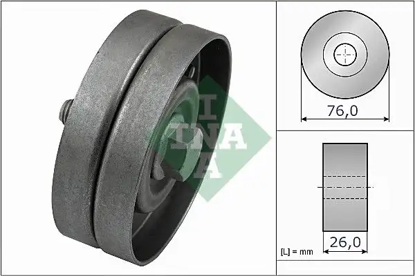 INA 532032630 Alternatör Gergi Rulmanı 032145276 resmi