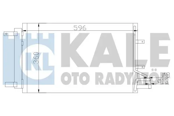 KALE 380000 Klima Radyatörü 976062F000 resmi