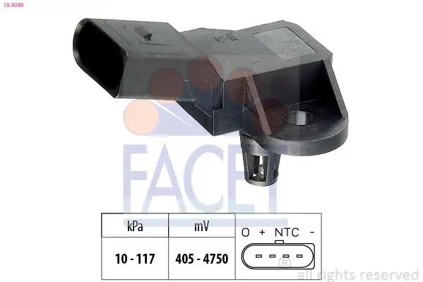 FACET 10.3090 MAP Sensörü resmi