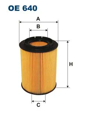 FILTRON OE640 Yağ Filtresi resmi