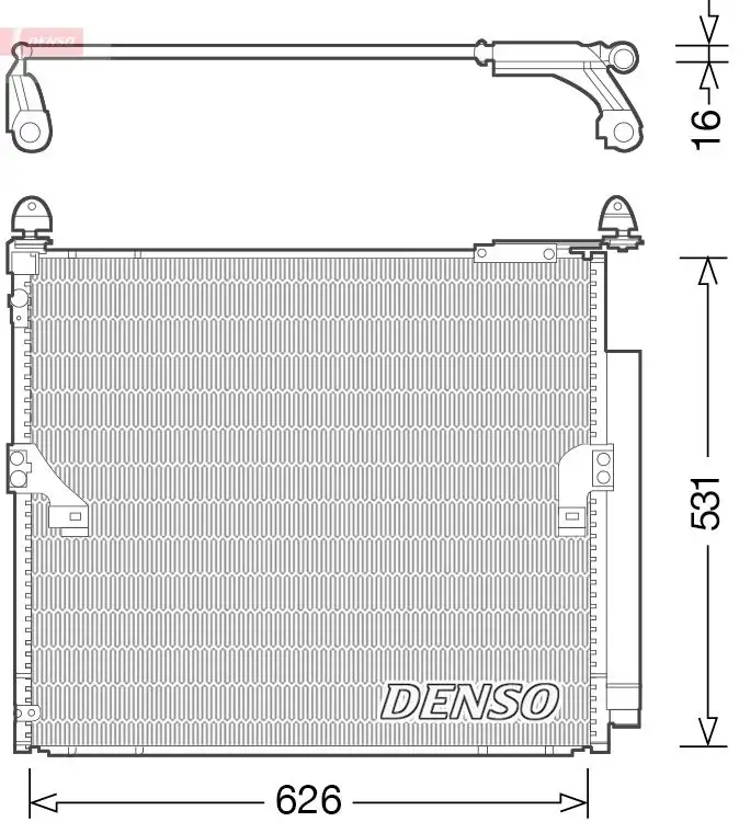 DENSO DCN50038 Klima Radyatörü 8846060420 resmi