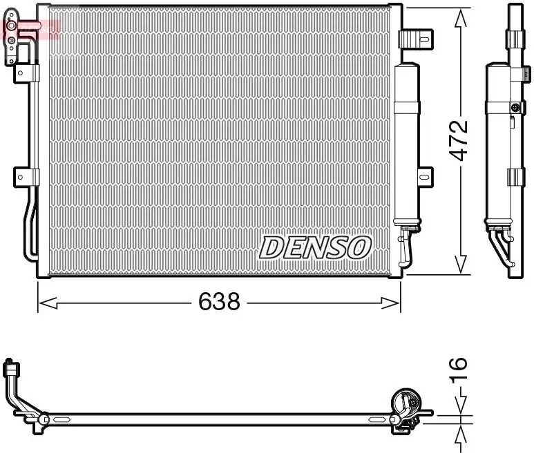 DENSO DCN14003 Klima Radyatörü resmi