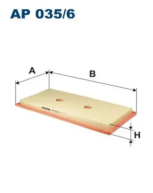 FILTRON AP035/6 Hava Filtresi A2760940004 resmi