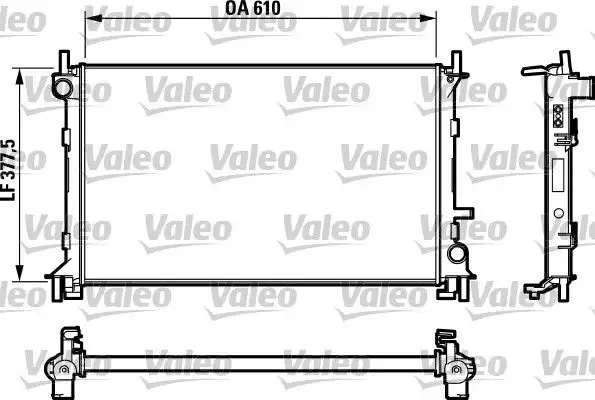 VALEO 732732 Radyatör resmi