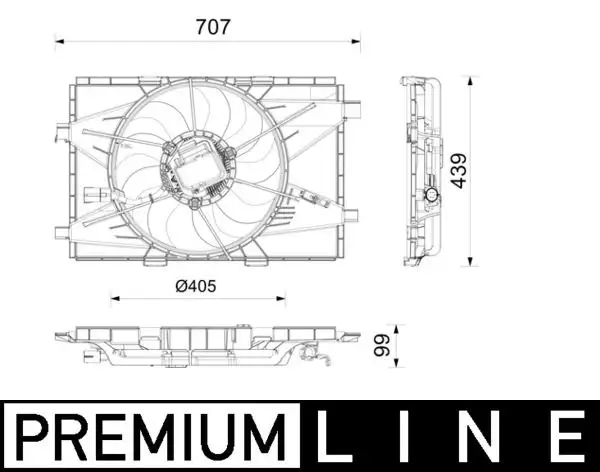 MAHLE CFF664000P Fan Motoru resmi