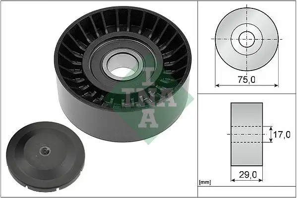 INA 532053610 Alternatör Gergi Rulmanı 076145276 resmi
