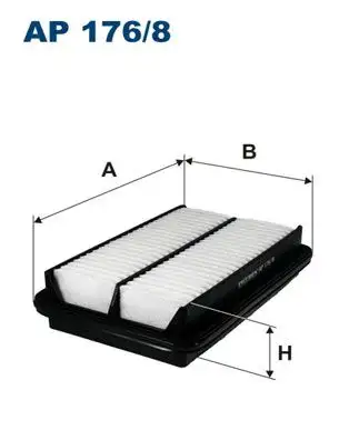FILTRON AP176/8 Hava Filtresi 1378054G10000 resmi