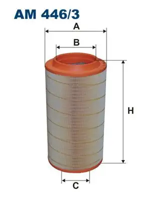 FILTRON AM446/3 Hava Filtresi 81084050020 resmi