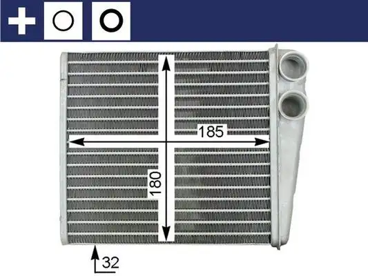 MAHLE AH208000S Kalorifer Radyatörü resmi
