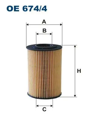 FILTRON OE674/4 Yağ Filtresi 2632027400 resmi