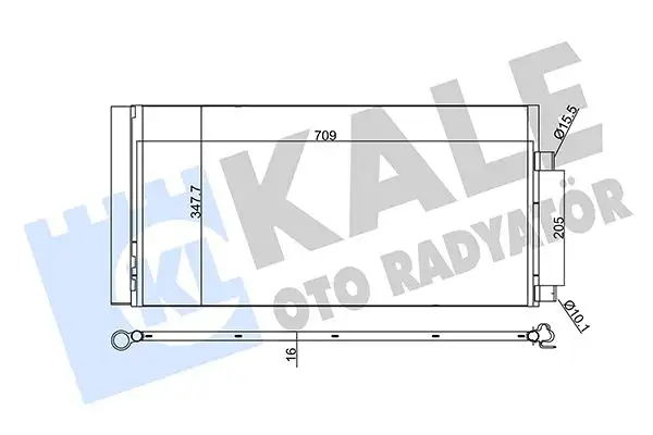 KALE 342450 Klima Radyatörü 921100002R resmi