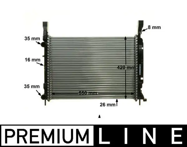 MAHLE CR1157000P Radyatör 8200418328 resmi