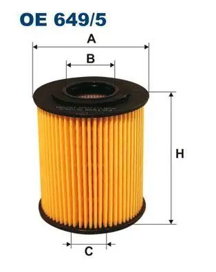 FILTRON OE649/5 Yağ Filtresi resmi