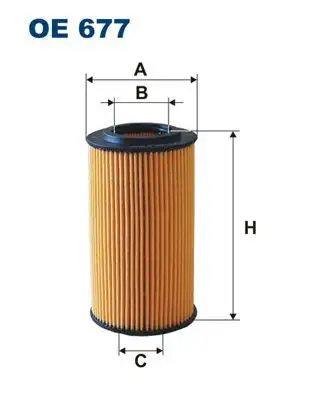 FILTRON OE677 Yağ Filtresi resmi
