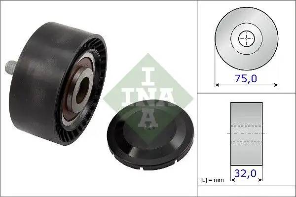 INA 532072210 Alternatör Gergi Rulmanı 11287615130 resmi