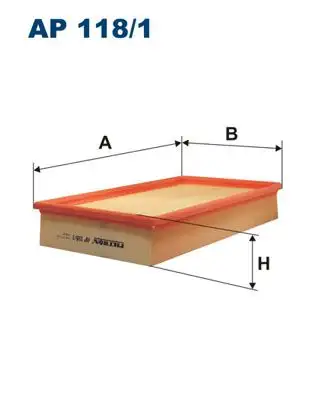 FILTRON AP118/1 Hava Filtresi A6040940604 resmi