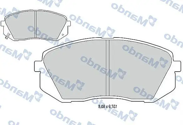 MANDO MBF015235 Ön Fren Balatası resmi