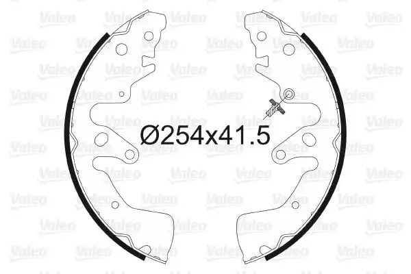 VALEO 564107 Arka Fren Balatası 5320065J01 resmi