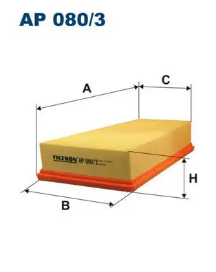 FILTRON AP080/3 Hava Filtresi 1444F7 resmi