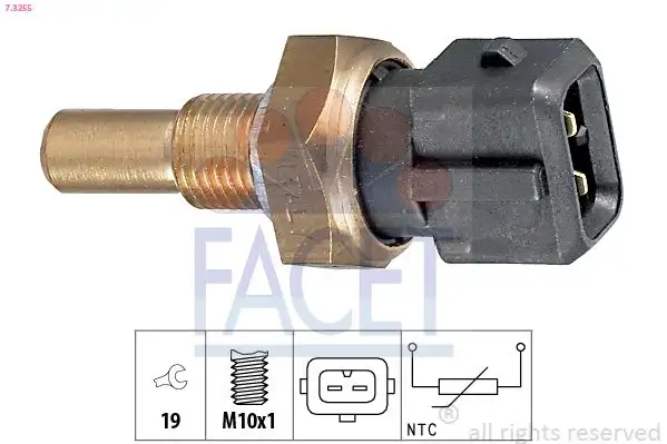 FACET 7.3255 Yağ Sıcaklık Sensörü 059919563 resmi
