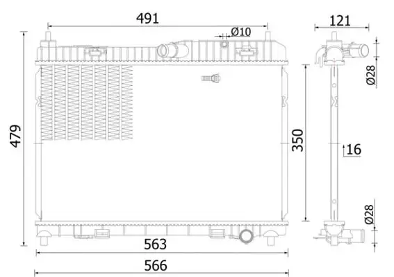 MAHLE CR2427000S Radyatör resmi