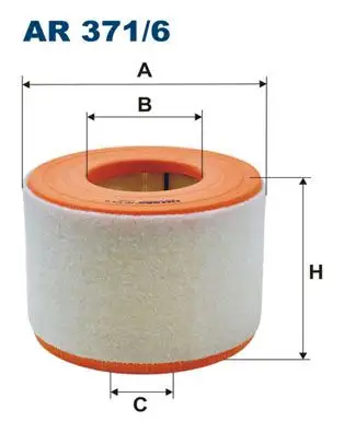 FILTRON AR371/6 Hava Filtresi 4G0133843K resmi