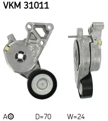 SKF VKM31011 Kayış Gergi Kütüğü 06A903315E resmi