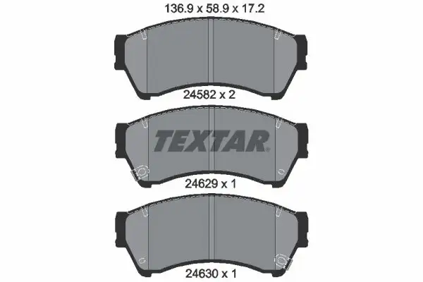 TEXTAR 2458202 Ön Fren Balatası resmi