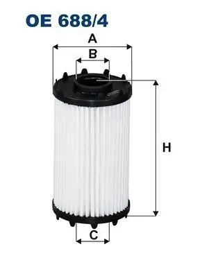 FILTRON OE688/4 Yağ Filtresi 06M198405F resmi