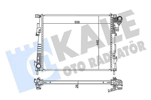 KALE 351215 Radyatör resmi