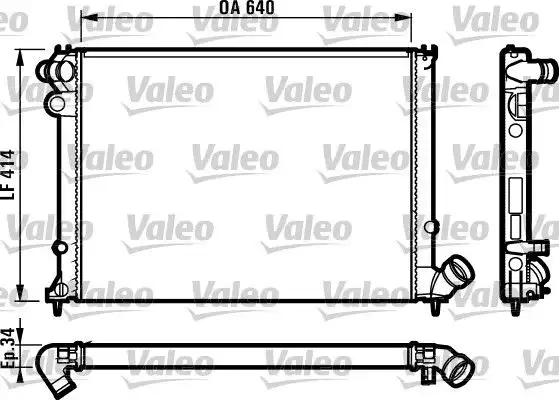 VALEO 731384 Radyatör resmi