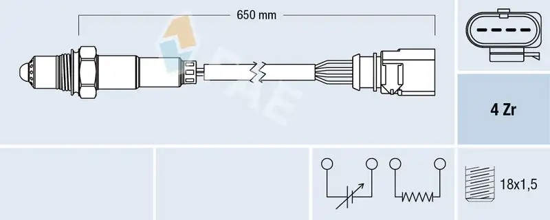 FAE 77440 Oksijen Sensörü resmi