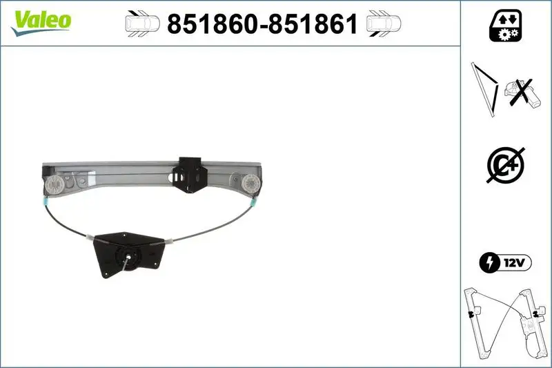 VALEO 851860 Arka Cam Krikosu (Sol) A2217300146 resmi