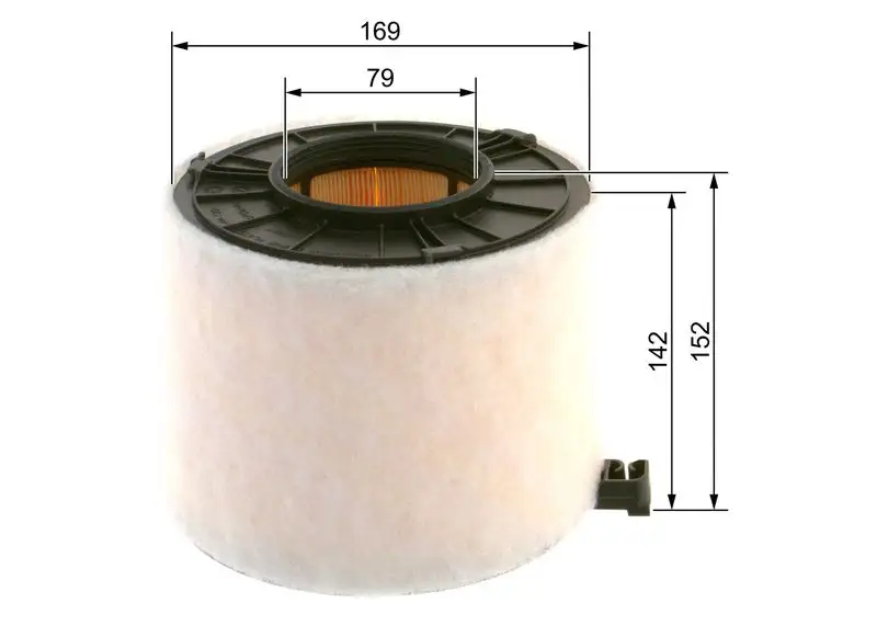 BOSCH F026400422 Hava Filtresi 8W0133843A resmi