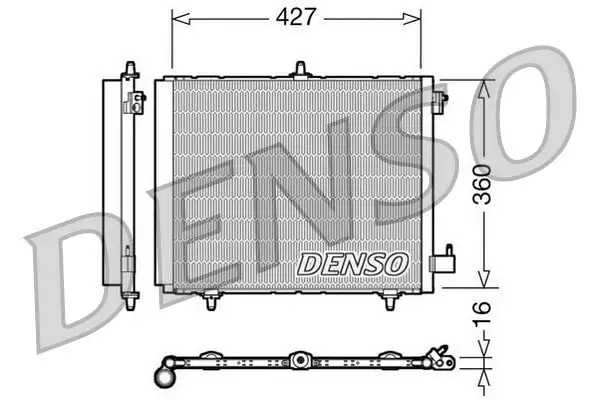 DENSO DCN21009 Klima Radyatörü resmi