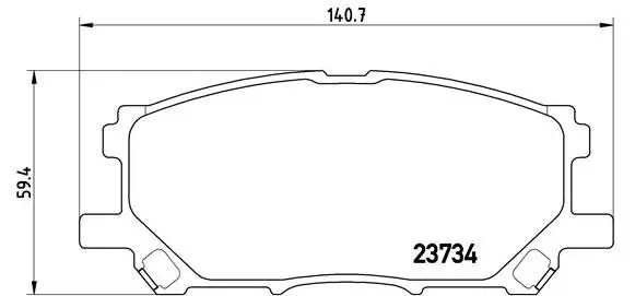 BREMBO P83067 Ön Fren Balatası resmi