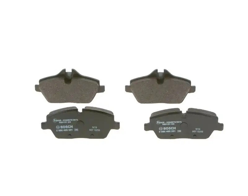 BOSCH 0986495251 Ön Fren Balatası resmi
